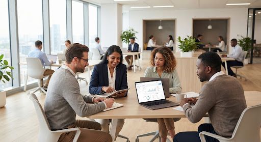 Professional workplace environment