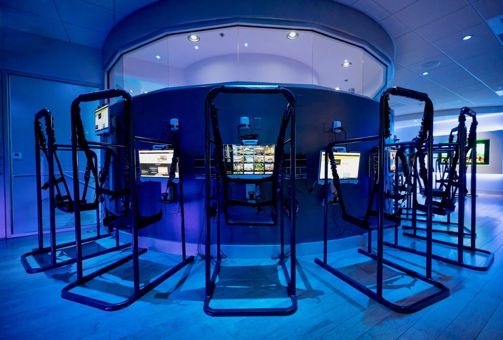 Focus Brain Therapy facility showing cognitive training equipment and screens